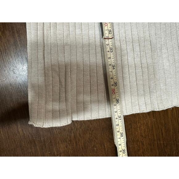 Olive & Oak Nude Beige Neutral Western BodyCon Dress XL Cowgirl Flare Sleeve - Picture 5 of 11